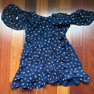 Hello Molly Navy Floral Mini Dress